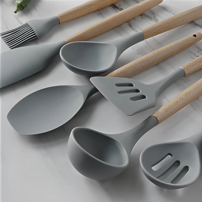 Kit Utensílios de Cozinha Jogo Completo 19 Peças