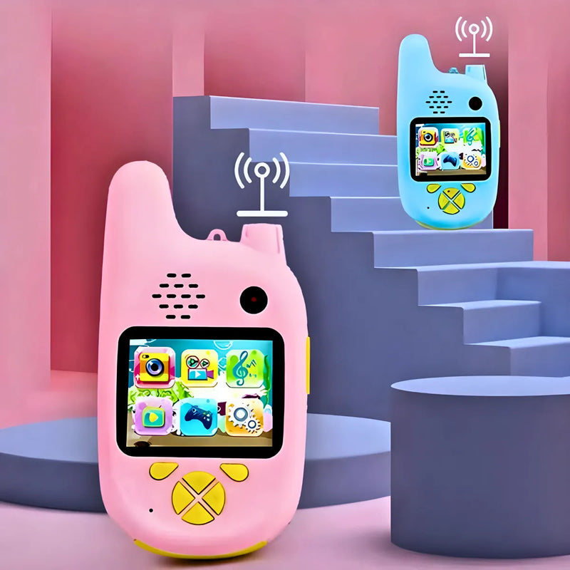 Walkie Talkie Infantil Com Câmera Digital Para Crianças - Pa