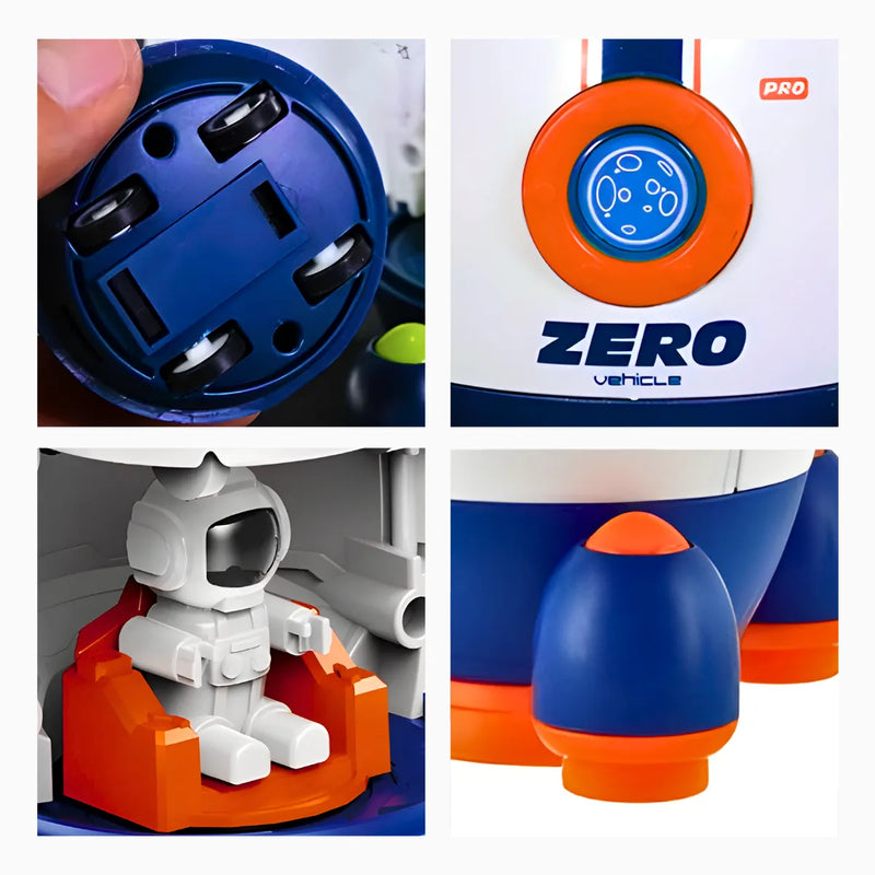 Brinquedo Foguete Espacial Infantil com Astronauta