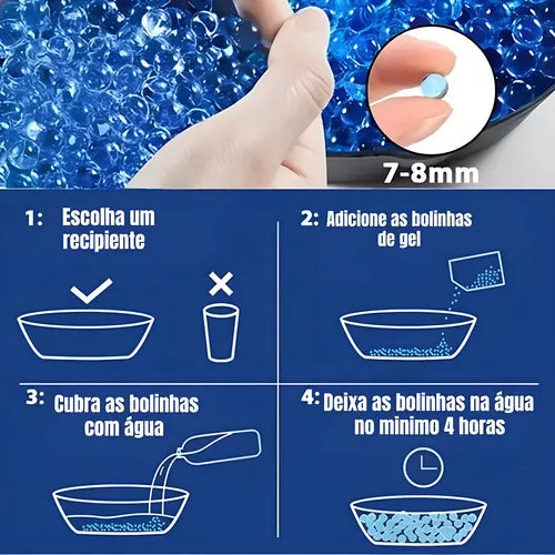 Brinquedo Arminha Bolinhas De Gel Elétrica Automática